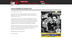 Desktop Screenshot of live-in.de